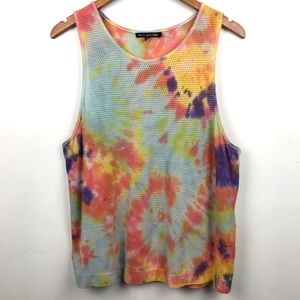 Rag & Bone | Tie Dye Perforated Tank Top